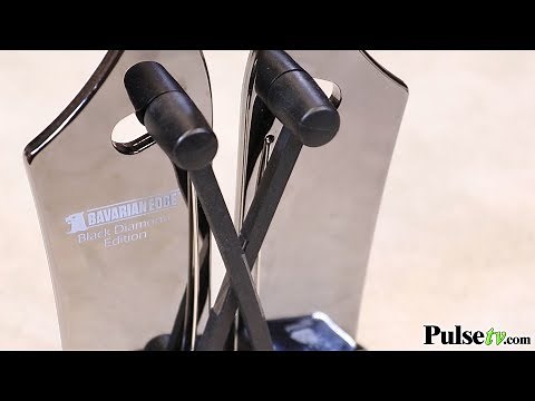 Bavarian Edge Knife Sharpener: Deluxe Black Diamond Edition