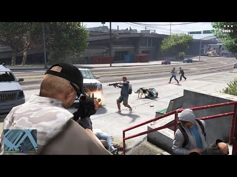 GTA 5 - Ammu-Nation Owner Defends His Store from Raiders + Ten Star Escape