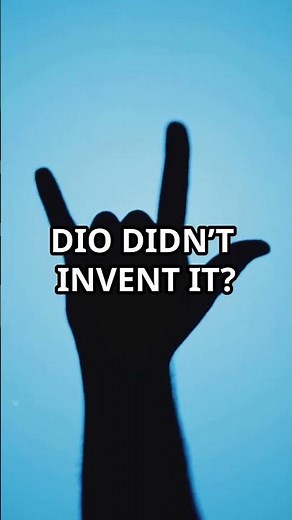 The Story of Dio’s Iconic Devil Horns #facts