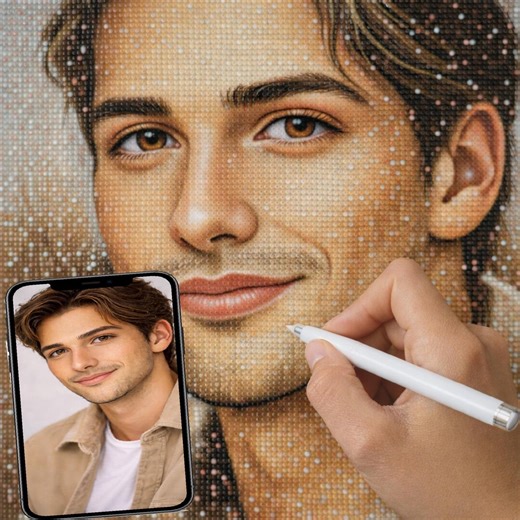 Custom Photo Diamond Painting Kit, 3D 5D DIY Diamond Art, Personalized Picture Gift, Home Wall Decor, Unique Handmade Gift, Diamond Painting - Etsy