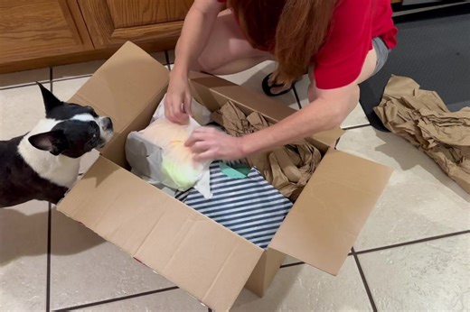 34K views · 2.6K reactions | PREZZIES  We got some prezzies in the mail yesterday from our BFF Marnie - the Mini BT !! We gots squeaky toys and a BANANA BED!! Thank you so much Marnie we loved everything and had so much fun opening it. Sadie has already murdered almost all of the squeakies and the banana bed is soooo comfy! | Zoey (The Booger) PruittSmith | Facebook