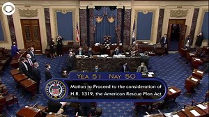 3.2K views · 75 reactions | Vice President Kamala Harris cast the tie-breaking vote in the Senate on Thursday (3/4) to allow debate to begin on the COVID-19 relief bill. | WJZ-TV | CBS Baltimore | Facebook