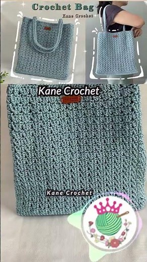 Easy Crochet Tote Bag ✨ AA369