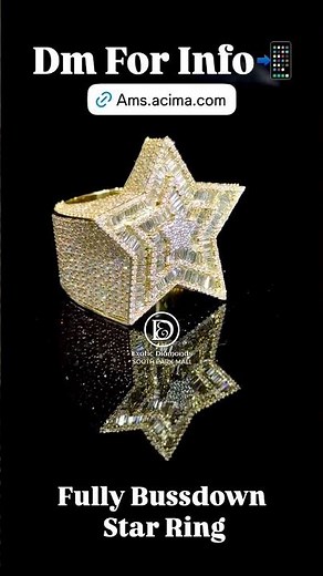 This Star Ring Shines Different! ✨ Natural Diamond Masterpiece