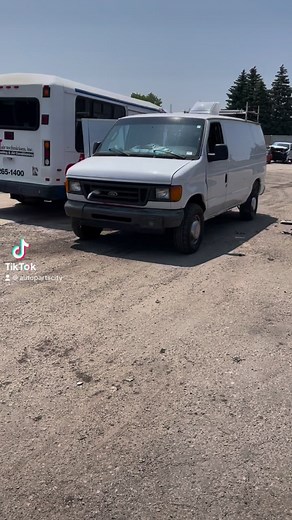 This “powerstroke” Diesel Ford Cargo Van has a few surprises inside it 😬 at Auto Parts City | Auto Parts City, Inc.
