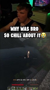 Why Was Bro So Chill About It😭#Minecraft #horrormods #minecrafthorror #IHeardItToo #streamer