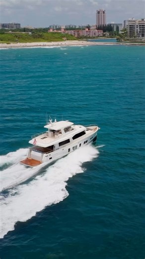 Experience effortless elegance and offshore confidence. The Offshore 70 CE commands attention with her graceful lines, strength, and a ride as smooth as it is powerful. #davidwaltersyachts #offshoreyachts #lifestyle #luxury #yachtlife #adventure | David Walters Yachts