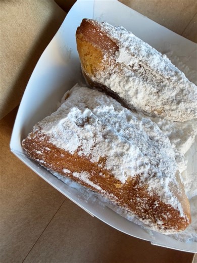 The Crab Beignet, is my personal favorite! Finally asked my sugar daddy to take me.😌 | Judith Cage