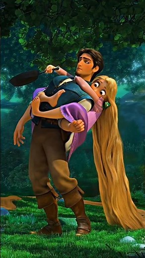 Disney Tangled | Repunzel and Eugene scene #disney #tangled #short #viral