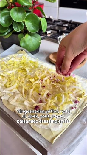 Flammkuchen met witlof