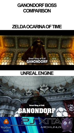 zelda ocarina of time n64 x unreal engine ganondorf comparison #fblifestyle #seohaine #seohainemods #romhack #romhacks | Retro Mods