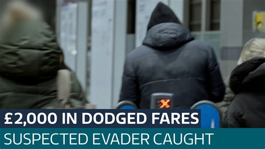 Catching up with fare dodgers on London's transport network - Latest From ITV News