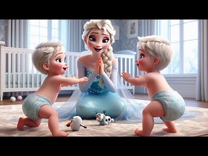 🆕🎶Elsa's Twin Babies: Their First Giggle, First Tooth & First Steps – A Magical Frozen Journey! 💫👶🏼👣