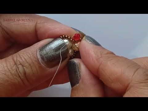 DIY Vintage-Inspired Pearl Cluster Earrings | Elegant Beading Tutorial step by step Diy ✨