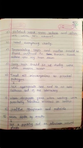 laboratory safety rules #microbiology #biosaftey
