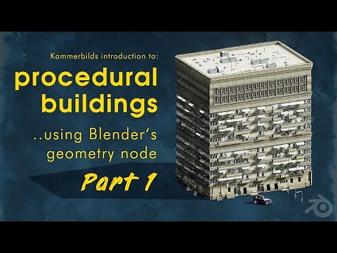 Create a procedural Building in Blender (pt.1) !outdated, check description!