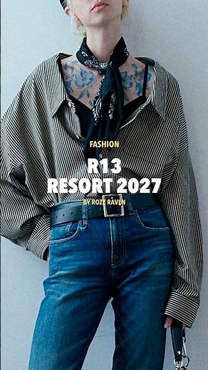 R13 Resort 2027 #r13 #runwaycollection #fashionshow