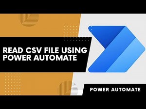 Read and Write CSV File using Power Automate | Power Automate