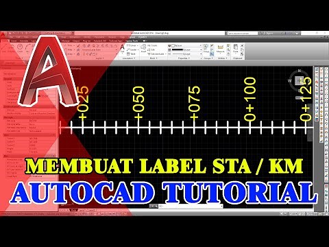 Tutorial Membuat Label STA Dengan Menggunakan Autolisp Autocad