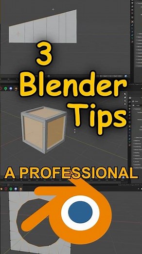 3 Tips Every Blender User Needs Part 10 #tutotial #blender #3dmodeling #tipsandtricks #howto