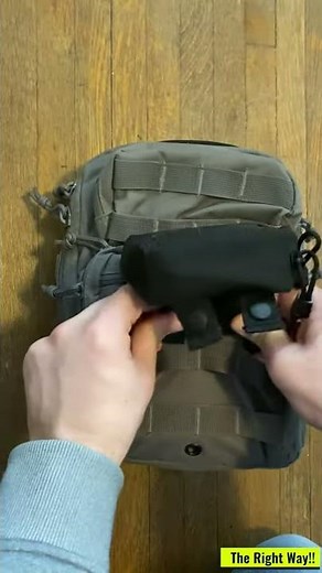 How to properly attach MOLLE attachments. Pouches, etc...