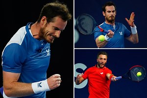 Andy Murray wins first match back in seven months as he smashes Liam Broady 6-2 6-2