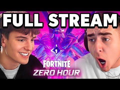ME AND CLIX REACTED TO THE FORTNITE ZERO HOUR EVENT! | FULL STREAM Fortnite Chapter 7 Release Pt.1