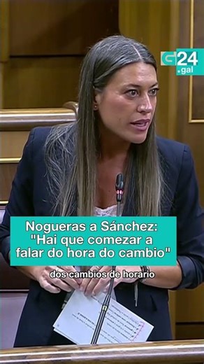🏛️ ESPAÑA | Miriam NOGUERAS, portavoz de JUNTS, a Sánchez: "Hai que falar do MOMENTO do CAMBIO"