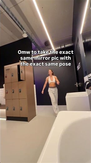 POV: Ik ga weer EXACT dezelfde gym mirror pic maken 😂