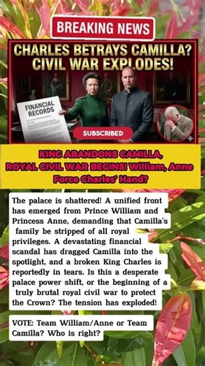 Camilla Family BANNED? The Massive Financial Scandal Shaking the Royal Foundation #royaldrama