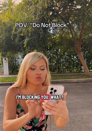 If I decide you’re blocked… no sign can save you. 😂 | block video
