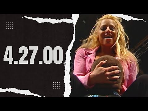 WWE Smackdown - 04.27.00 - Trish Stratus Saves Herself From Being Put Through a Table