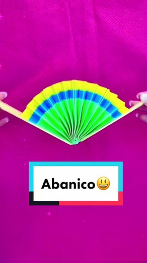 Cómo hacer un abanico de papel fácil y rápido