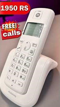 Best Wireless Landline Phone for JioFiber & Airtel Xstream | Cordless Landline Review #landlinephone