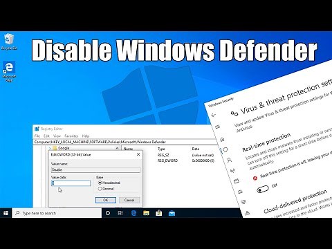 How to Disable Windows Defender in Windows 10
