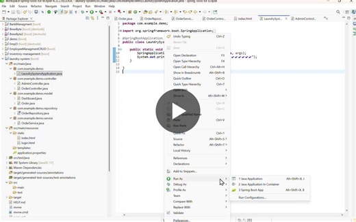 Laundry Management System with Java and Spring Boot | Shreya Rokade posted on the topic | LinkedIn