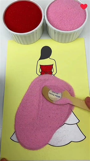 Beautiful Barbie Sand Art 🎀 | Satisfying Art Video #Shorts