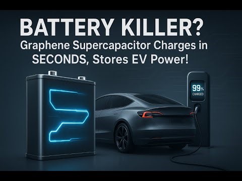 BATTERY KILLER? Graphene Super capacitor Charges in SECONDS, Stores EV Power!