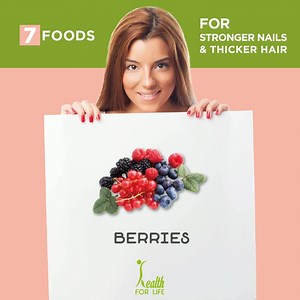 8.2K views · 288 reactions | Biotin or vitamin B-7 is a water-soluble vitamin. It is an essential nutrient that helps convert food into fuel for the body and helps metabolize carbohydrates, fats, and proteins... Also it has an important role for the healthy growth of your nails and hair! We’re listing hereunder some foods that are rich in Biotin: - Spinach - Mushroom - Almonds - Berries - Eggs - Avocado - Salmon | Health For Life | Facebook