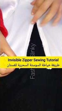 ✨ Easy Invisible Zipper Sewing Tutorial 👗 | Perfect Finish for Any Dress #shorts