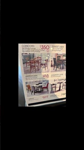 Can you even *believe* these dining room sets are under $800?! 🤯 Tables & chairs included!