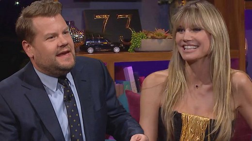427K views · 2.9K reactions | James Corden welcomes Heidi Klum to...
