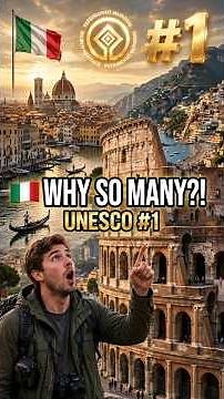 Why Italy Has More UNESCO World Heritage Sites Than Any Other Country 🇮🇹🌍