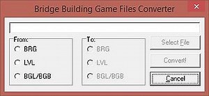 Bridge Building Game Tools file