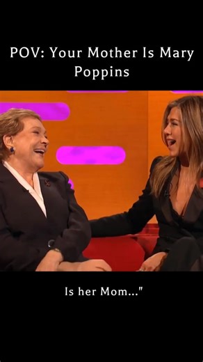 Julie Andrews Online on Instagram: "Julie Andrews tells the cutest story about her daughter seeing her in a store display 🥰 From The Graham Norton Show, 2019. #julieandrews #julieandrewsonline #jao #jaodaily #thegrahamnortonshow #jenniferaniston #reesewitherspoon #marypoppins #thesoundofmusic #theprincessdiaries"