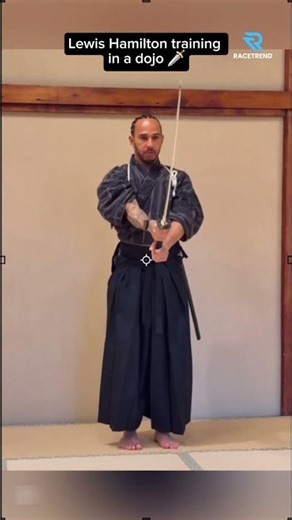 Lewis Hamilton training in a dojo #f1 #formula1