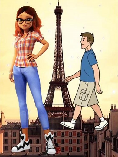 Miraculous Ladybug Characters as adult - Cartoon vs Real life / Ladybug&Catnoir in Real life