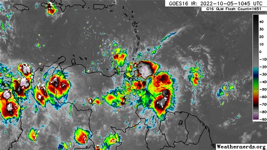 10AM FORECAST FOR THE PERIOD: This afternoon and Tonight TRINIDAD,TOBAGO & GRENADA 🌧️ Generally cloudy with long periods of rainfall and occasional thunderstorm activity. Adverse Weather Alert #2 (Yellow Level) is in effect. THE REMAINDER OF THE LESSER ANTILLES 🌦️Generally fair with the likelihood of a few showers. There is also a low chance of isolated thunderstorm activity over the Windwards. Temperature: Celsius Piarco Crown Point LAST NIGHT MIN. TEMP. 24℃ 26℃ FORECAST MAX. TEMP. 26℃ 27℃ Se