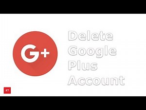 Delete Google Plus account