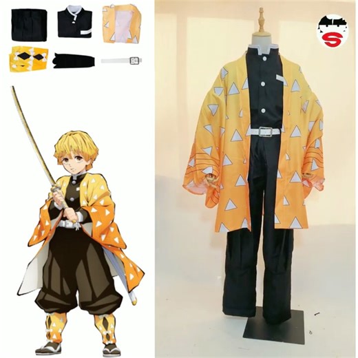 Zenitsu #anime #game #fyp #demonslayer #kimetsunoyaiba #zenitsu #costume #cosplay #cosplayer #girl